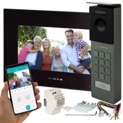 Wideodomofon WIFI Vidos X M10B-X + S12D FullHD Android Podczerwień MicroSD